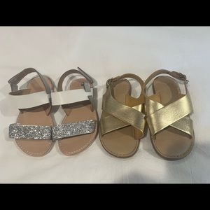 Two pair of cat&jack sandals